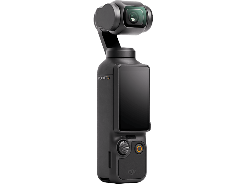 Cámara deportiva - DJI Osmo Pocket 3, 4K/120 fps, Pantalla giratoria 2", CMOS de 1", Estabilización mecánica 3 ejes, Negro