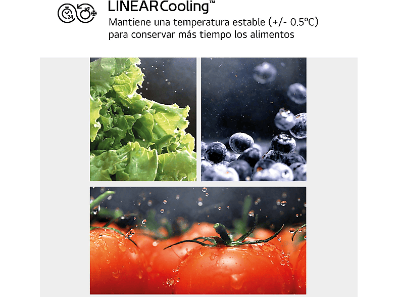 Frigorífico americano - LG GML960PYBE, No Frost, 179.2 cm, 641 l, DoorCooling+™,SpacePlus™, Inox antihuellas
