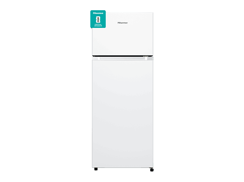 Frigorífico dos puertas - Hisense RT267D4AWE, Cíclico Defrost, 143.4 cm, 206 l, Iluminación LED, Blanco