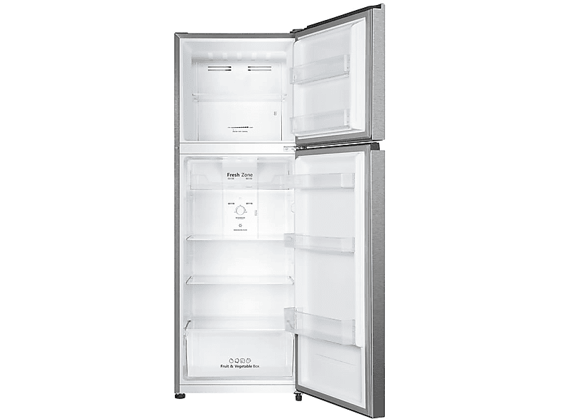 Frigorífico dos puertas - Hisense RT422N4ACE, No frost, 169.6 cm, 325 l, Tecnología inverter, Inox