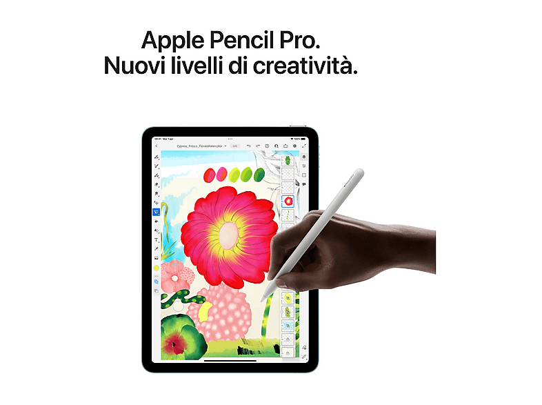 Tablet - Apple iPad Air, 256 GB, Violeta, 11 " Retina, 8 GB RAM, Apple M3, Tablet iPadOS
