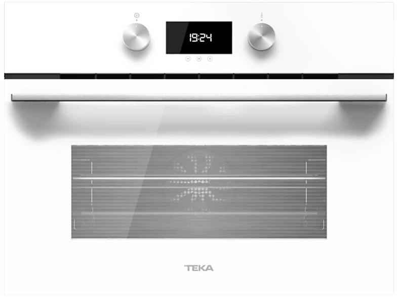Horno con microondas - Teka HLC 8440 C, Multifunción, Limpieza por vapor, 40l, 59.5 cm, 5 potencias, Blanco