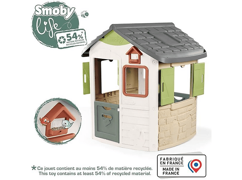 Casa de juguete - Smoby 7600810504, a partir de 24 mes(es), Multicolor