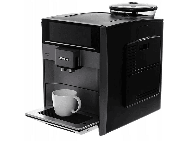 Máquina espresso - Siemens EQ.6 plus s100, 15 bar, 1500 W, 2 tazas, Negro