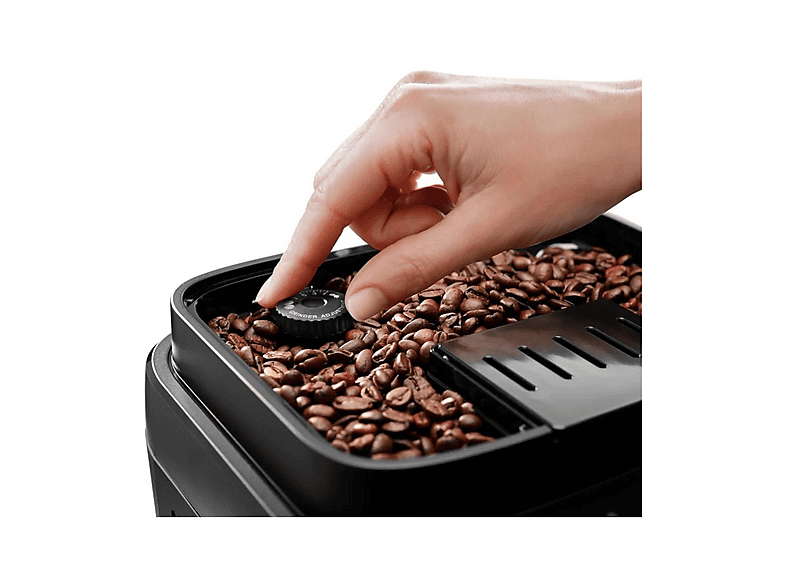 Máquina espresso - Delonghi Magnifica Evo Next, 15 bar, 1450 W, 2 tazas, Negro