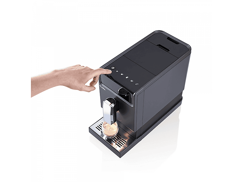 Máquina espresso - Flama 1293FL, 19 bar, 1470 W, 1 tazas, Negro