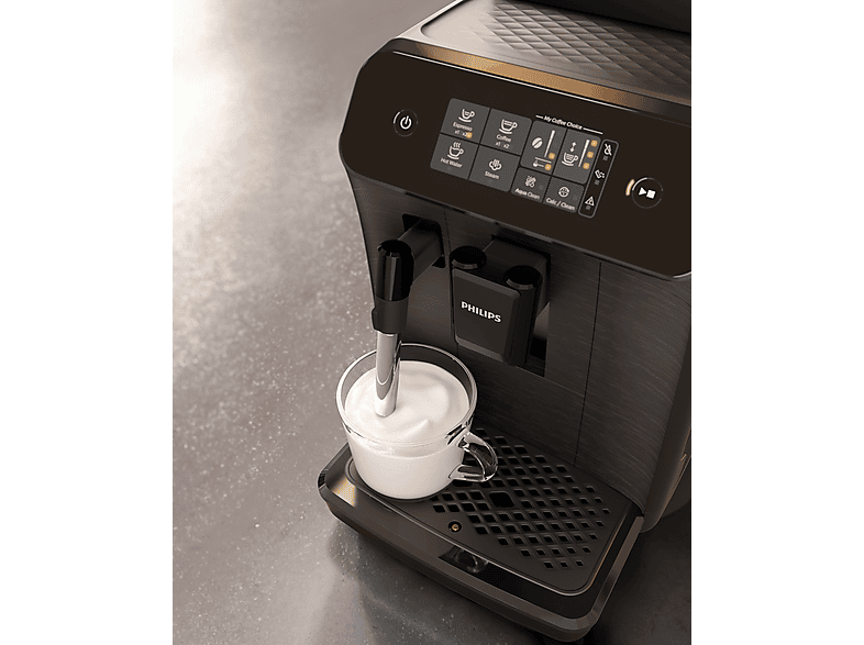 Cafetera espresso - Philips EP0820/00, 15 bar, 1500 W, 2 tazas, Negro