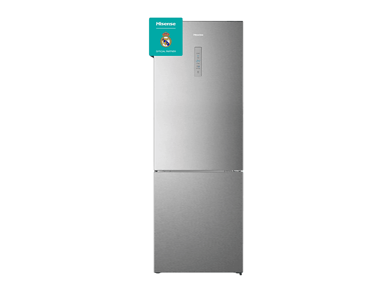 Frigorífico combi - Hisense RB645N4BID, Total No Frost, 200 cm, Ancho 70 cm, 495 l, Inverter, Multi Air Flow, Inox