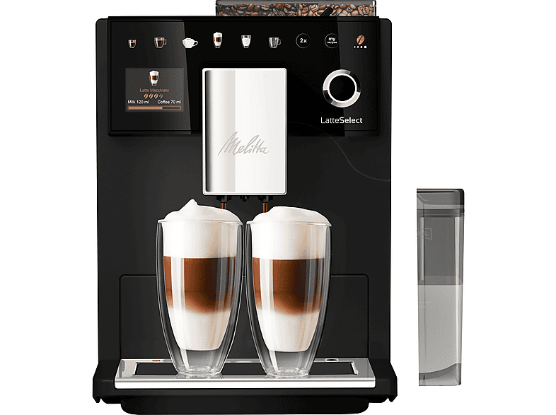 Máquina espresso - Melitta 630-212, 15 bar, 1400 W, Negro