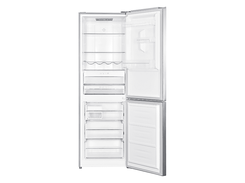 Frigorífico combi - Koenic KFK 611-1 C NF IN, No Frost, 183.5 cm Altura, 323 l, Acero inoxidable