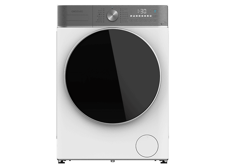 Lavadora carga frontal - Cecotec Bolero DressCode 10800 Inverter A, 10 kg, 1400 rpm, Motor Inverter Plus, Detector de carga, White
