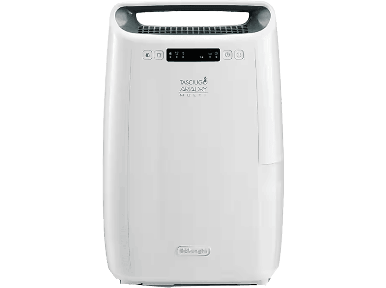 Deshumidificador - De Longhi, De'Longhi Tasciugo AriaDry Multi DEXD216RF, Extracción de 16 l/día, Capacidad 2.1 l, Superficie 75 m³, Blanco