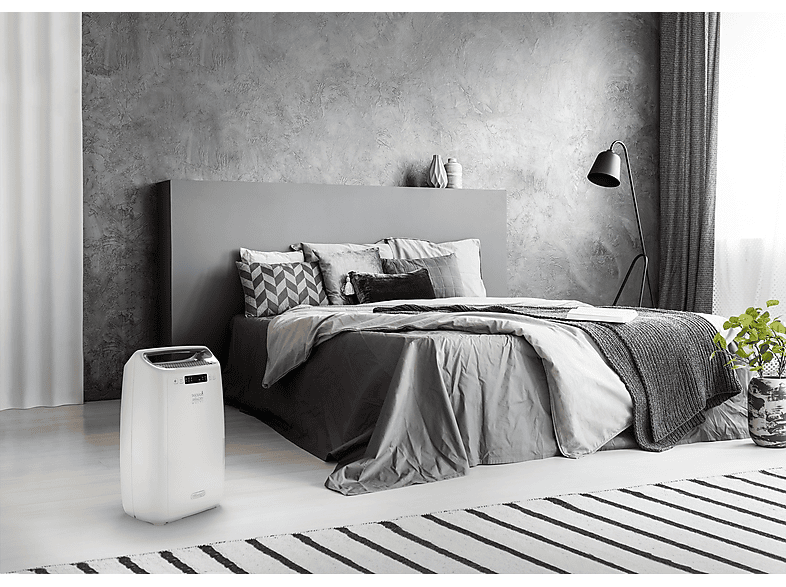 Deshumidificador - De Longhi, De'Longhi Tasciugo AriaDry Multi DEXD216RF, Extracción de 16 l/día, Capacidad 2.1 l, Superficie 75 m³, Blanco