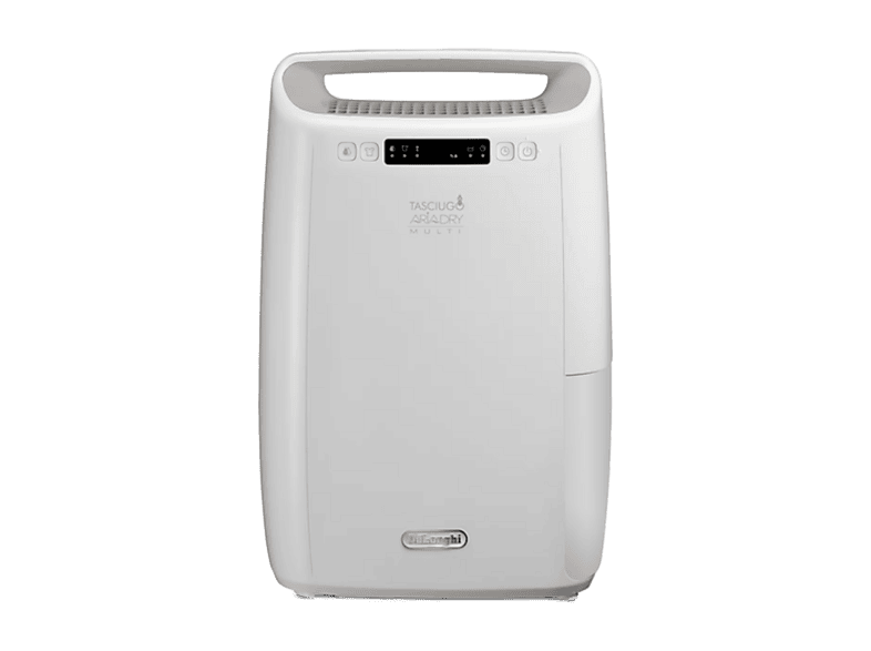 Deshumidificador - De Longhi, De'Longhi Tasciugo AriaDry Multi DEXD214RF, Extracción de 14 l/día, Depósito de 2.1 l, Superficie 65 m³, Blanco