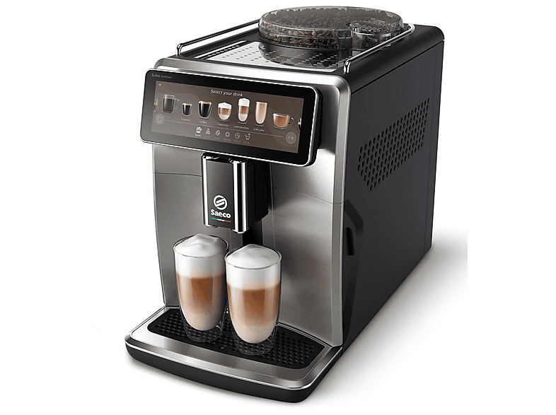 Máquina espresso - Saeco SM8885/00, 15 bar, 1500 V, Acero inoxidable