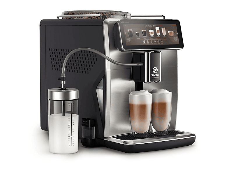Máquina espresso - Saeco SM8885/00, 15 bar, 1500 V, Acero inoxidable