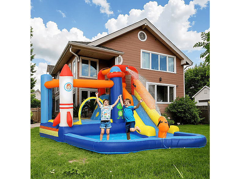 Castillo hinchable infantil - Aiyaplay 346-017V90MX, a partir de 3 año(s), Multicolor