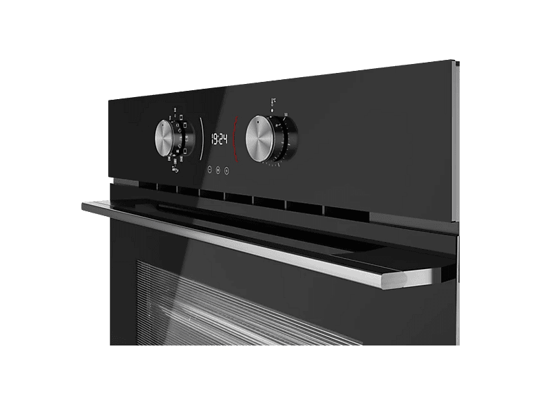 Horno compacto - Teka HLC 8406 BK, Multifunción, Sistema de limpieza integrado, 44 l, 45 cm Ancho, Función Airfry, Negro