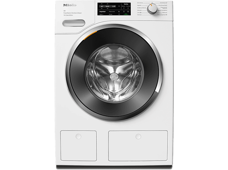 Lavadora carga frontal - Miele WWI880 WCS 125 Gala Edition, 9 kg, 1600 rpm, 25 programas, WiFi, Blanco