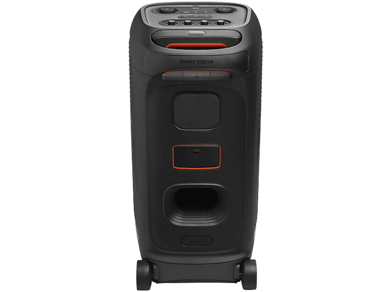 Altavoz de gran potencia - JBL PartyBox Stage 320, 240W, Con batería, Autonomía 18h, Portátil para fiestas, Asa telescópica, Ruedas, Bluetooth