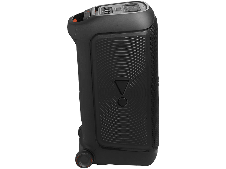Altavoz de gran potencia - JBL PartyBox Stage 320, 240W, Con batería, Autonomía 18h, Portátil para fiestas, Asa telescópica, Ruedas, Bluetooth