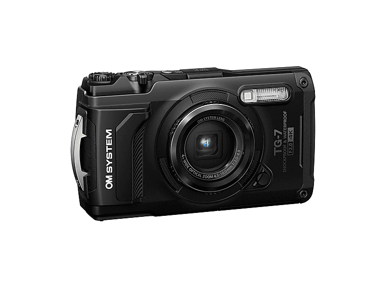 Cámara compacta - OM System OMSTG7B, 12 megapixel, (3840, 2160), Negro