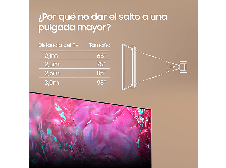 TV LED 98" - Samsung TU98DU9005KXXC, UHD 4K, Procesador Crystal 4K, Smart TV, DVB-T2 (H.265), Graphite Black