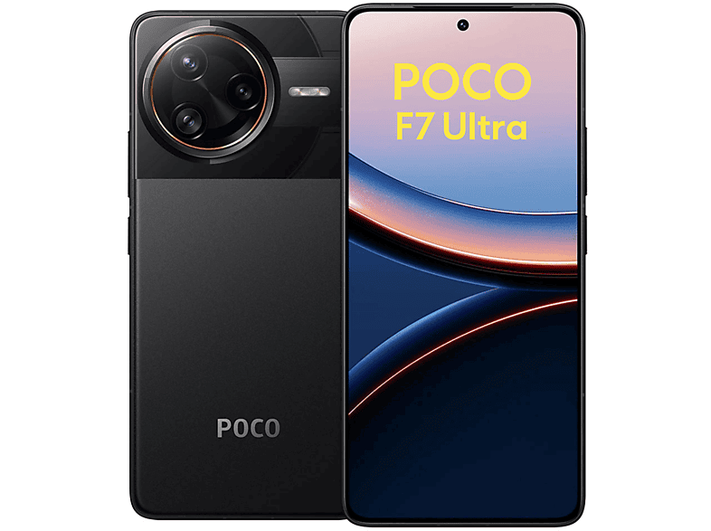 Smartphone - Xiaomi POCO F7 Ultra, Negro, Móvil Android, 512 GB, 16 GB RAM, 6,67 " AMOLED, 120 Hz, Qualcomm Snapdragon 8 Elite (3 nm), 6600 mAh