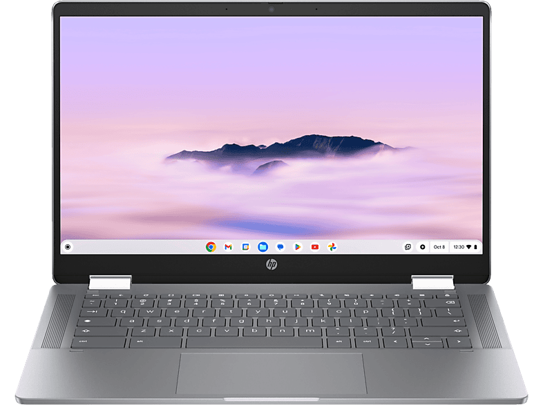 Portátil - HP Chromebook Plus x360 14b-cd0001ns, 14" Full HD, Intel® Core™ i3-N305, 8GB RAM, 256GB UFS, Gráficos Intel® UHD, Google Chrome OS