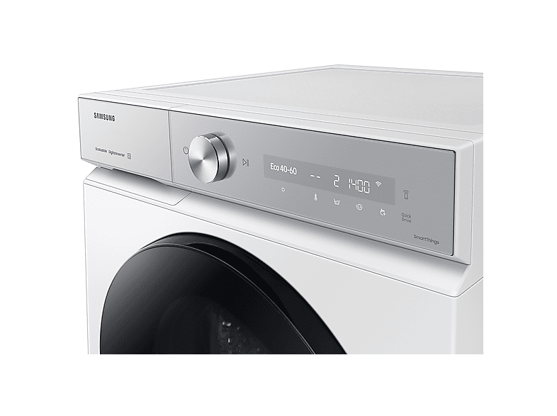 Lavadora carga frontal - Samsung WW11DB8B95GHU3, 11 kg, 1400 rpm, Autodosificación, QuickDrive™, AI EcoBubble™, Clase A -40%, Blanco