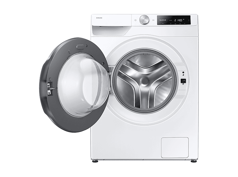 Lavadora carga frontal - Samsung WW90DG6U85LEU3, 9 kg, 1400 rpm, Autodosificación, AI EcoBubble™, AI Wash, Blanco