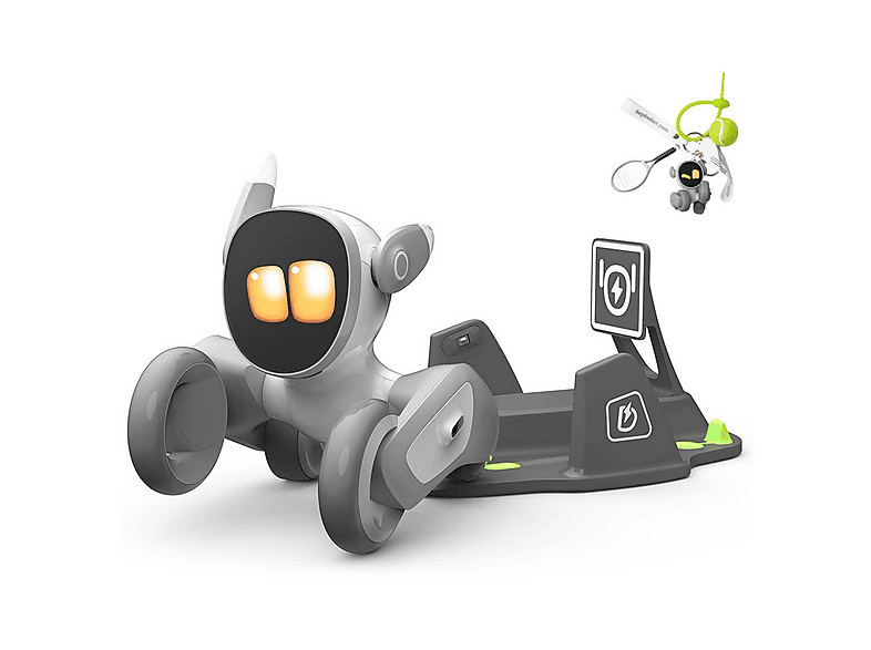 Perro robot inteligente con IA - Loona EPP3.0, Cámara 3D-ToF, Integrado Amazon Lex y ChatGPT, Interactúa con objetos, Múltiples idiomas