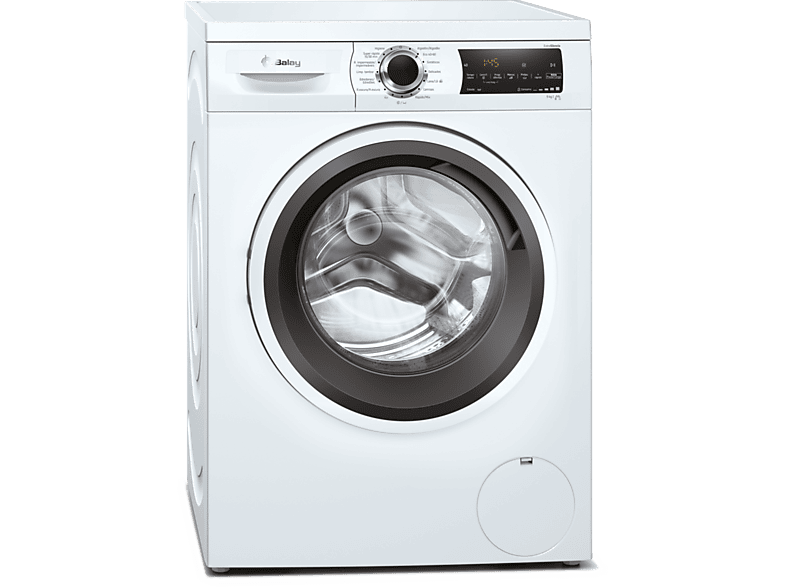 Lavadora carga frontal - Balay 3TS995BP, 9 kg, 1400 rpm, 4 programas, Motor Extra Silencio, Display LED, Blanco