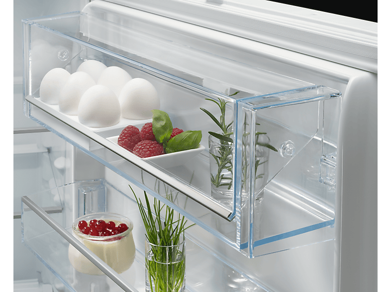 Frigorífico combi integrable - AEG NSC7P751ES, GreenZone+, MaxiSpace, 188.4 cm, 376 l, Sin panelar