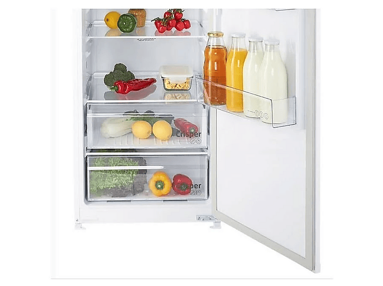 Frigorífico una puerta integrable - Beko BSSA315K4SN, Cíclico, 177.5 cm, 309 l, Sin panelar
