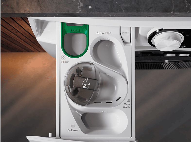 Lavadora secadora - AEG LWR7316V6O, 10kg + 6kg, 1600 rpm, 12 programas, ProSteam, Gris oscuro