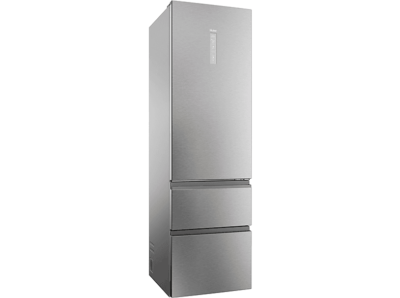 Frigorífico combi - Haier Series 5 HTW5620CNMG, No Frost, 205 cm, 414 l, My Zone, Direct Access, Inox
