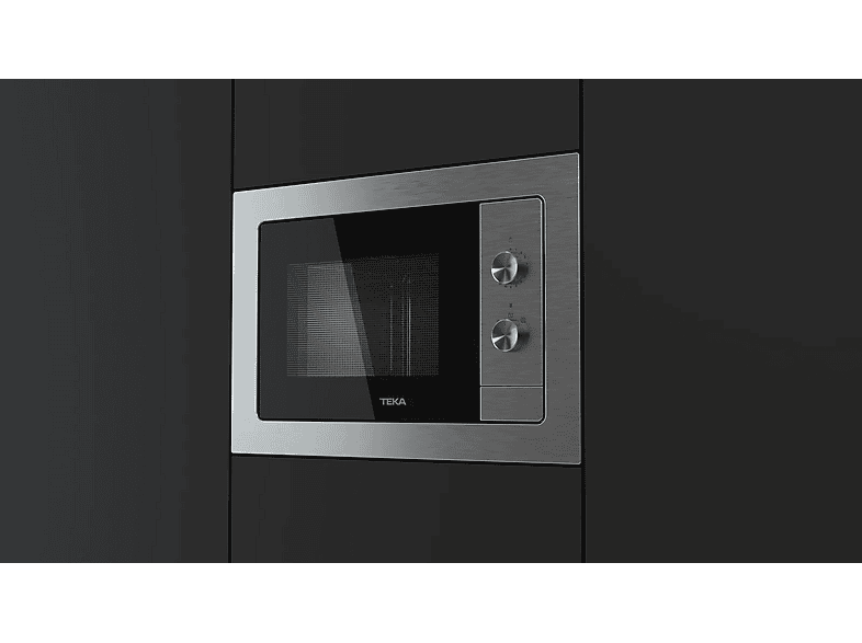 Microondas - Teka 112080002 MB 6200 BI INOX, 1 kW, 5 potencia, 1 l