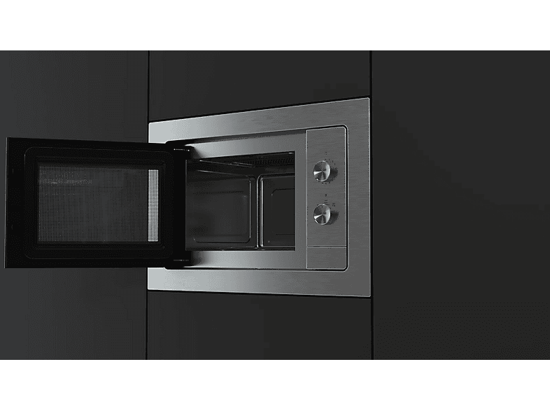 Microondas - Teka 112080002 MB 6200 BI INOX, 1 kW, 5 potencia, 1 l