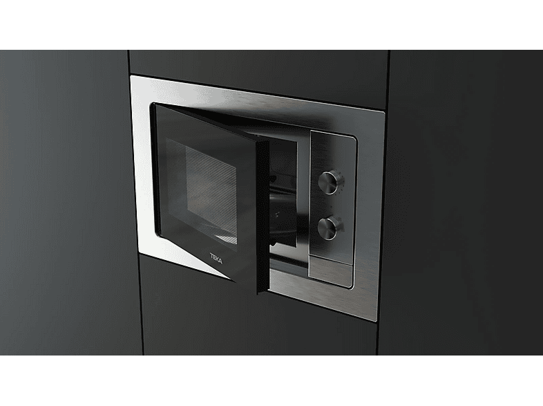 Microondas - Teka 112080002 MB 6200 BI INOX, 1 kW, 5 potencia, 1 l