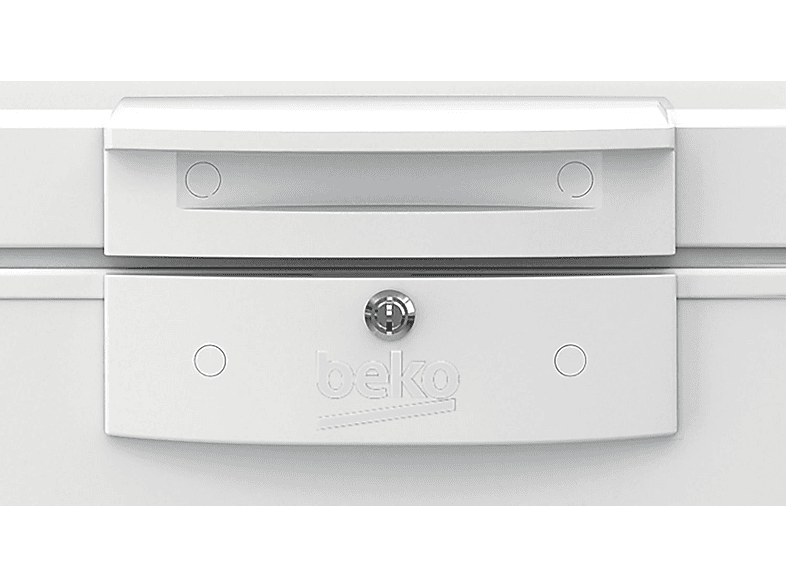 Congelador horizontal - Beko HSM46740, 155.5 cm, 451l, Cíclico, Iluminación LED, 3 Cestos, Blanco