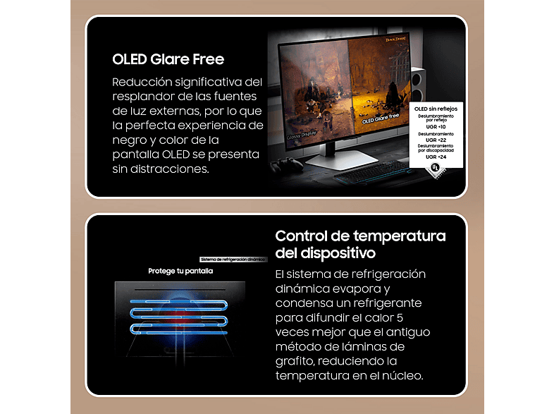 Monitor gaming - Samsung ODYSSEY OLED G8 LS32DG802SUXEN, 0.03ms, 240Hz, WiFi, Bluetooth, USB 2, Altavoces integrados, Silver