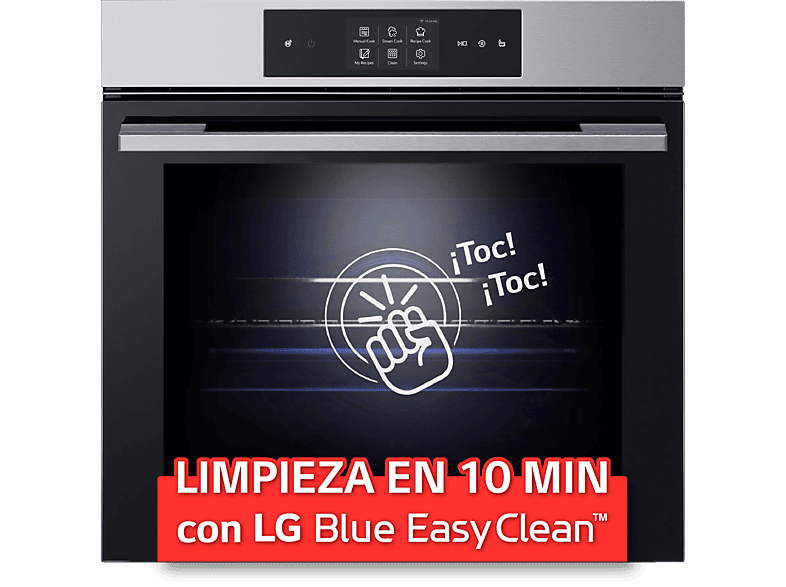 Horno a vapor - LG WS9D7651WS, Multifunción, Sistema de limpieza Blue EasyClean™, 76 L, 59.2 cm, Acero inoxidable