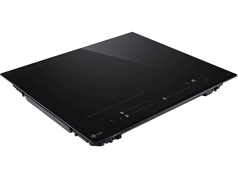 Placa inducción - LG CBIZ2432B, 3 Zonas, 1 Zona Flex, Ancho 59 cm, Cristal Negro