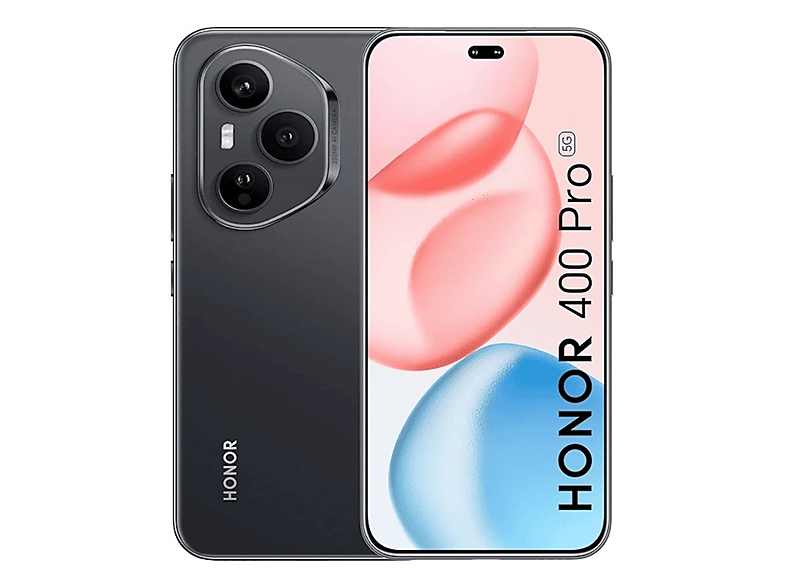 Smartphone - Honor 400 Pro, Negro, Móvil Sistema operativo propietario, 512 GB, 12 GB RAM, 6,7 " AMOLED, 120 Hz, 8 Gen 3, 5300 mAh
