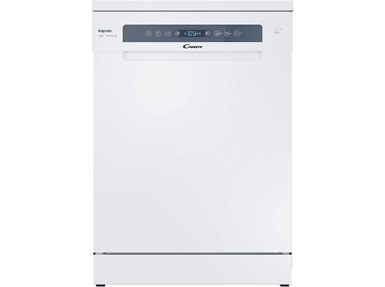 Lavavajillas - Candy Rapido' CF 3C7F0W, 13 Servicios, 5 Programas, 60 cm, Motor Inverter, Wi-Fi, Blanco