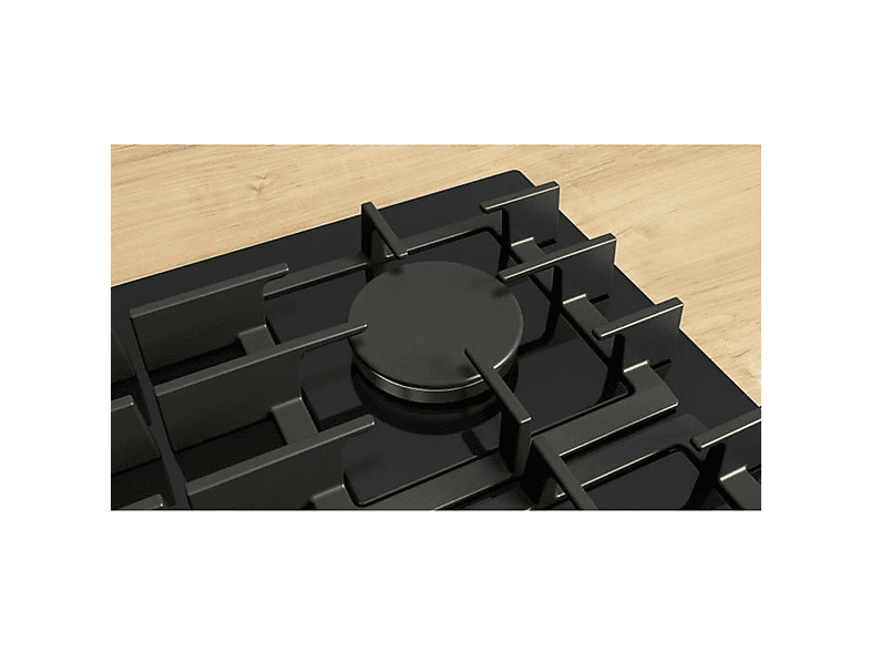 Placa de gas - Bosch Serie 6 PPP6A6I40, 4 zone(s) zonas, Propane/butane, 590 mm, Negro