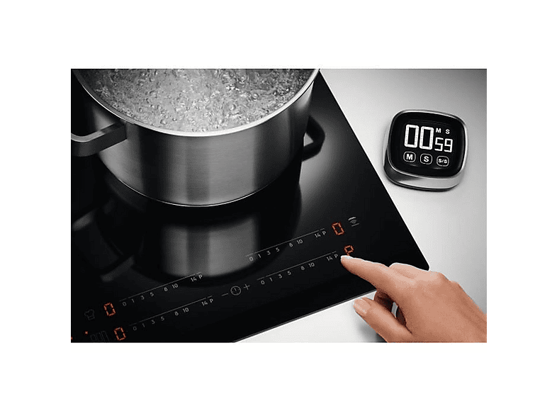 Placa de inducción - Electrolux EIV66453I, 4 zone(s) zonas, 590 mm, Negro