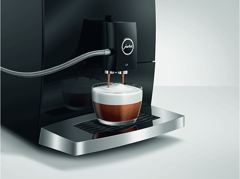 Cafetera superautomática - Jura C8 Piano Black, 15 bar, 1450 W, 6 Especialidades, Negro