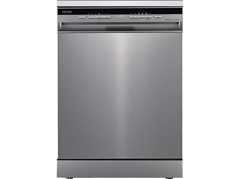 Lavavajillas - Koenic KDW 6021-13 C IN FS, 14 Servicios, 8 Programas, Ancho 59.6 cm, Libre instalación, Inox